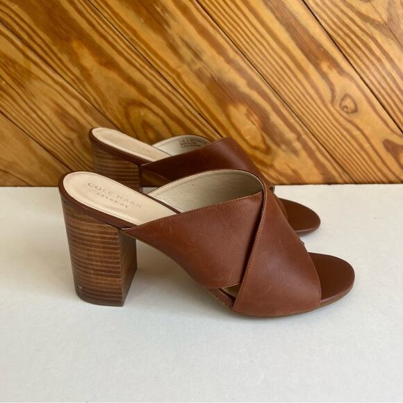 Cole Haan Gabby Crisscross Block Heel Sandal - Picture 1 of 9